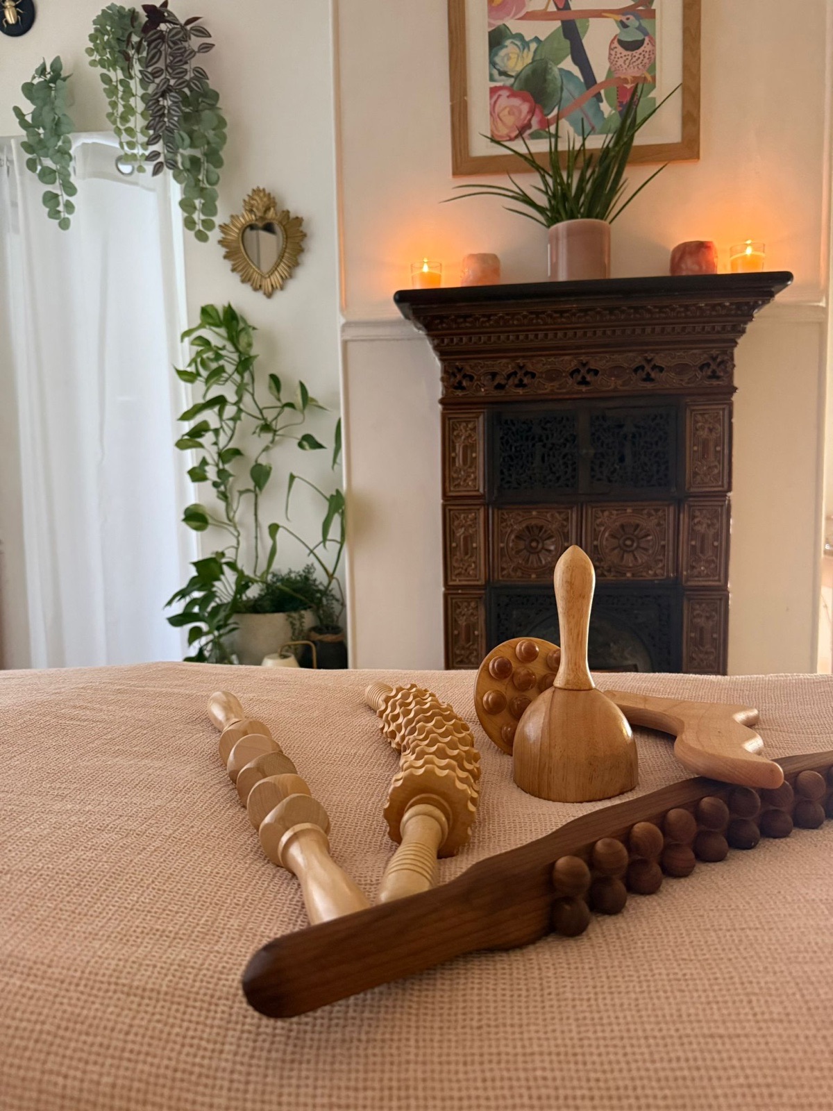 Outils de maderotherapie en bois pour drainage lymphatique Paris